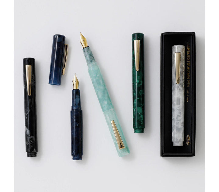 hightide marbled fountain pen