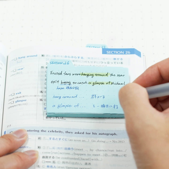 Hightide - Sticky Tab - Set of 60 Dot Mesh Sticky Notes (5.7 x 7.5 cm)