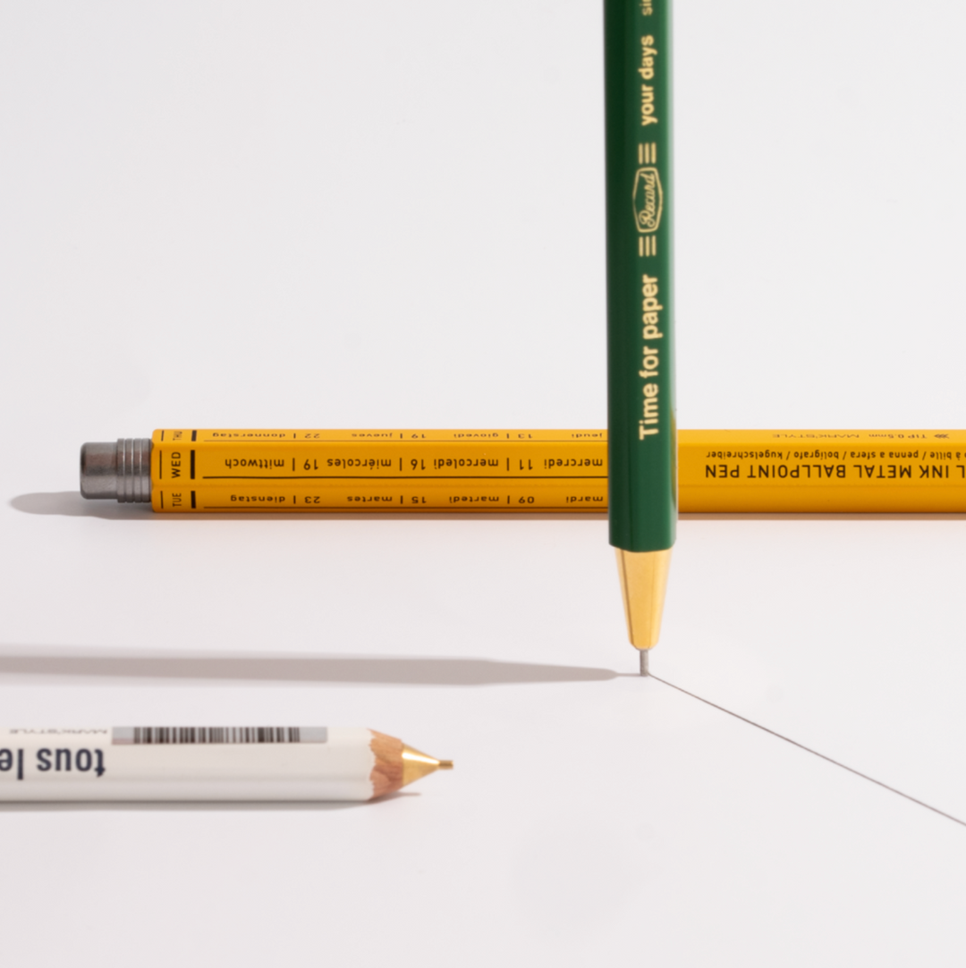 Mark’s – Pencil Ball Gel Time for Paper – Bolígrafo de gel 0,5 mm varios colores (12,8 cm)