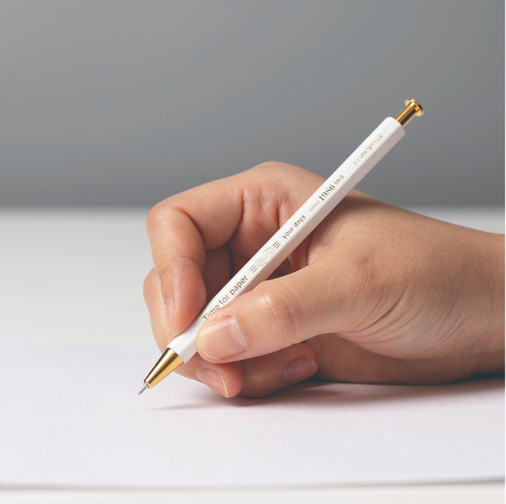 Mark’s – Pencil Ball Gel Time for Paper – Bolígrafo de gel 0,5 mm varios colores (12,8 cm)