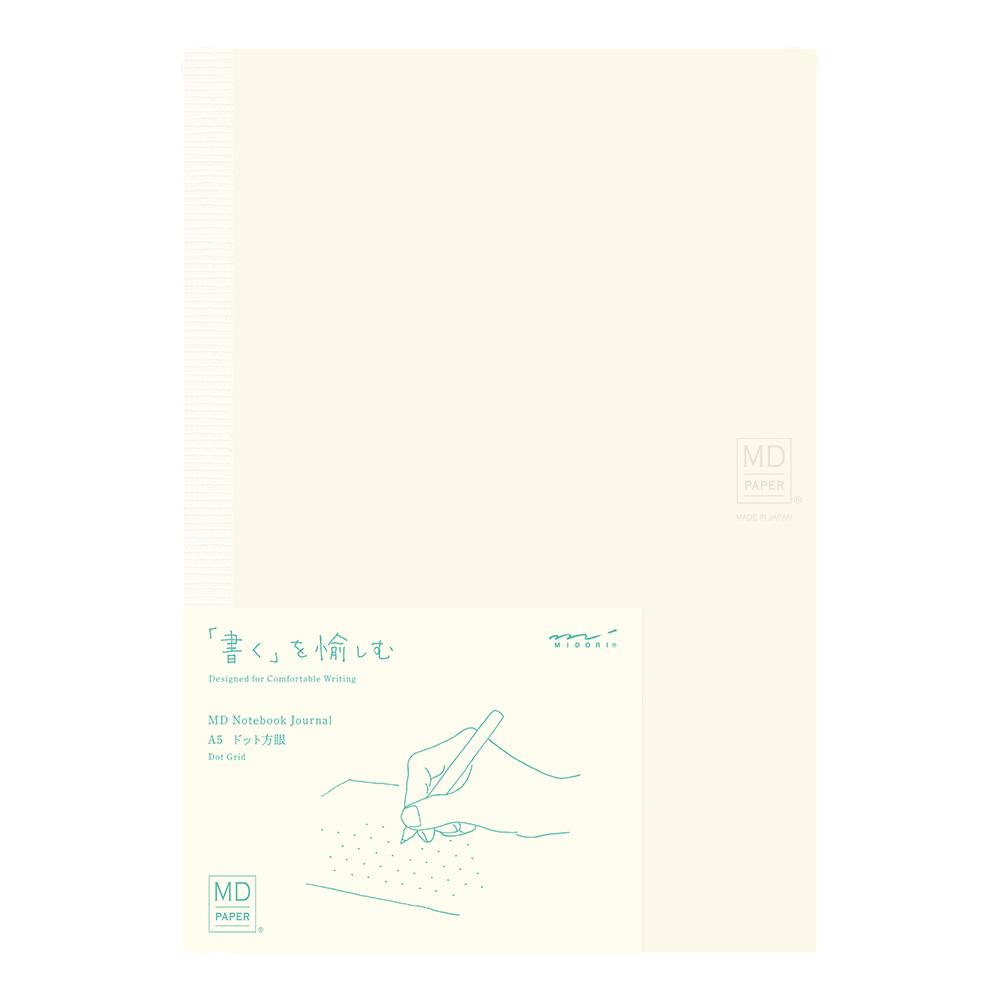 Midori MD Paper – MD Notebook Journal – Dotted Mesh Notebook A5 (14.8 x 21cm)