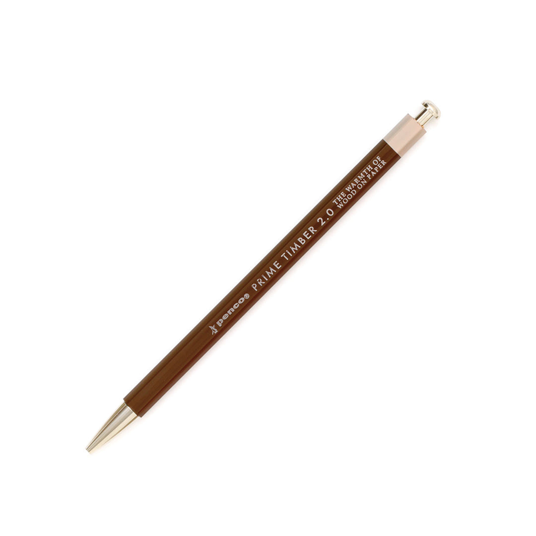 Penco – Prime Timber – Mechanical Pencil 2.0 mm various colors (16 cm)