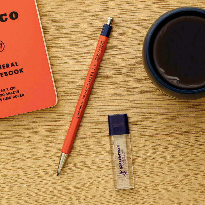 Penco – Prime Timber – Mechanical Pencil 2.0 mm various colors (16 cm)