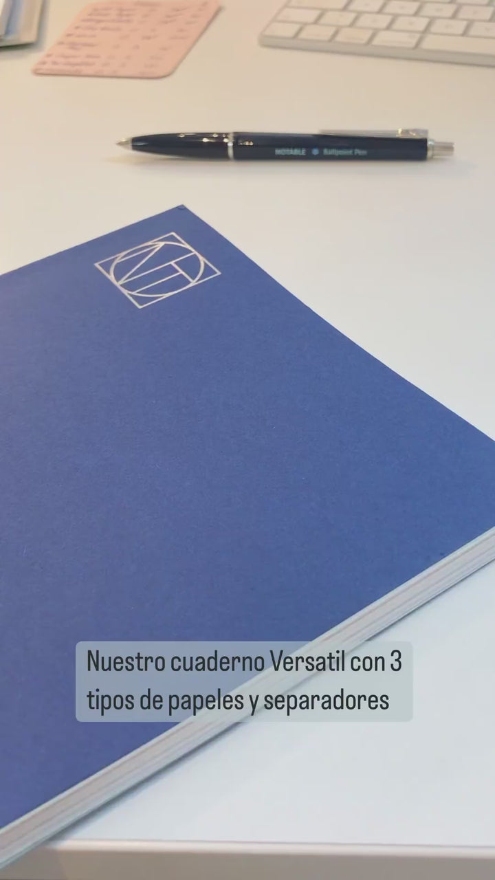 Notable Notebooks – Versatile Notebook - Ruled, Plain and Dotted Mesh Notebook B5 (17 x 24 cm)