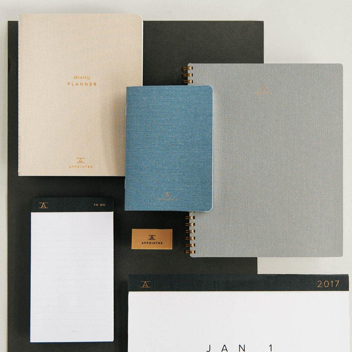 Cuaderno A5 gris Appointed