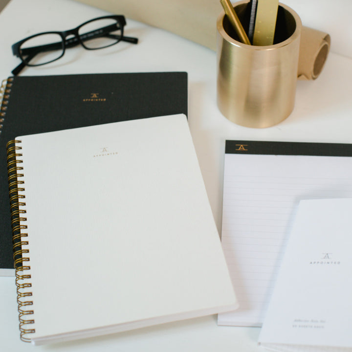 Cuaderno A5 negro Appointed