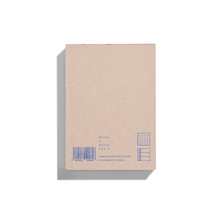 Before Breakfast – Two in One Pad Blue – Notepad A6 (12.2 x 8.8 cm)