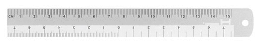 Hightide - Aluminum Ruler - Rule - 15cm