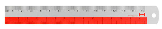Hightide - Aluminum Ruler - Rule - 15cm