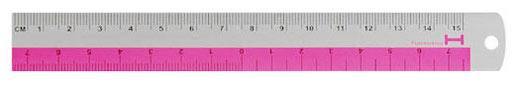 Hightide - Aluminum Ruler - Rule - 15cm