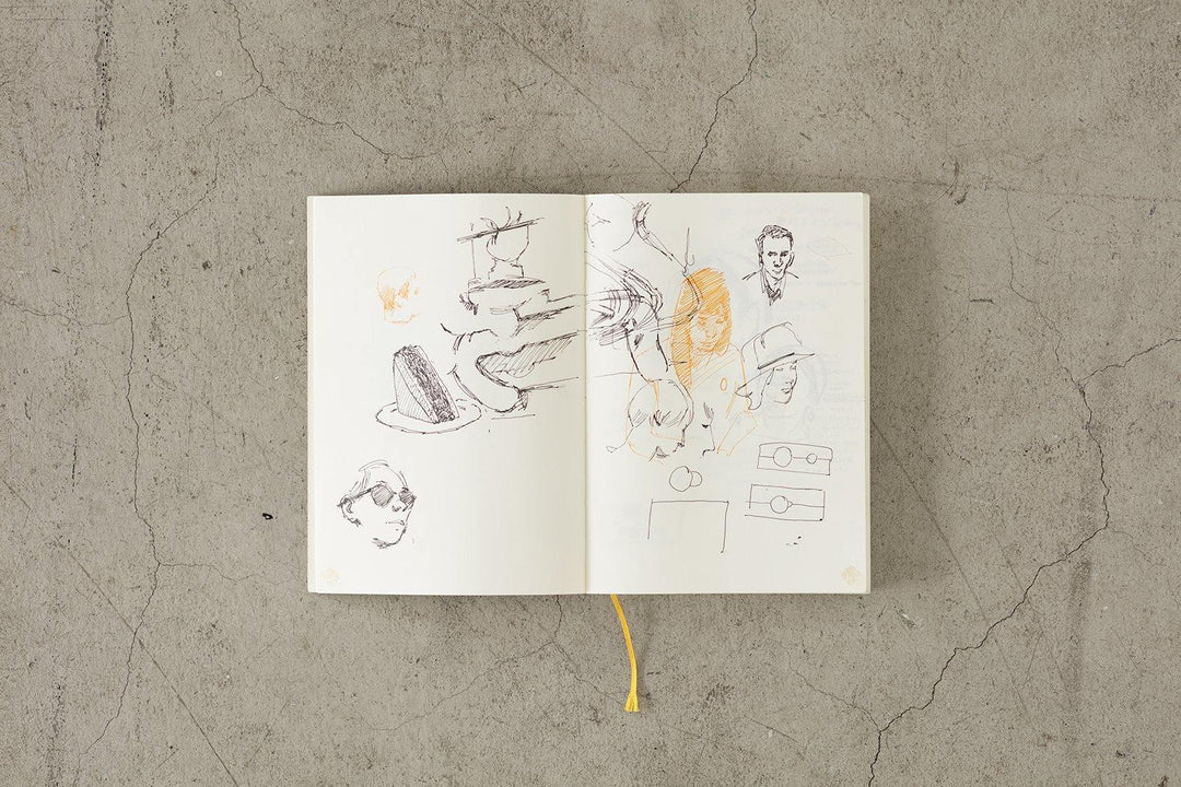 Midori MD Paper – MD Blank Notebook – A5 Plain Notebook (14.8 x 21cm)