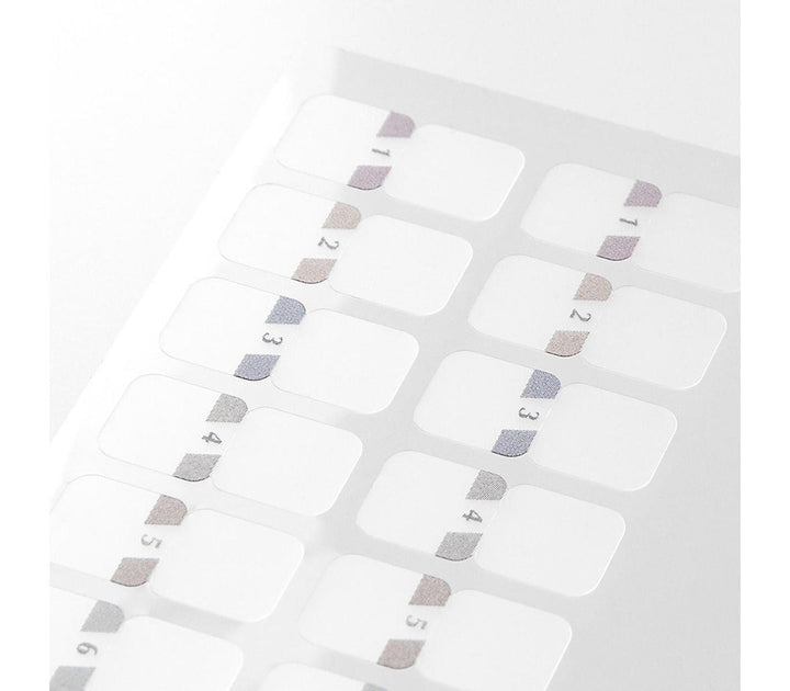 Midori - Index Label Chiratto Numbers - Marcadores adhesivos para índices (1,9 x 2 cm)