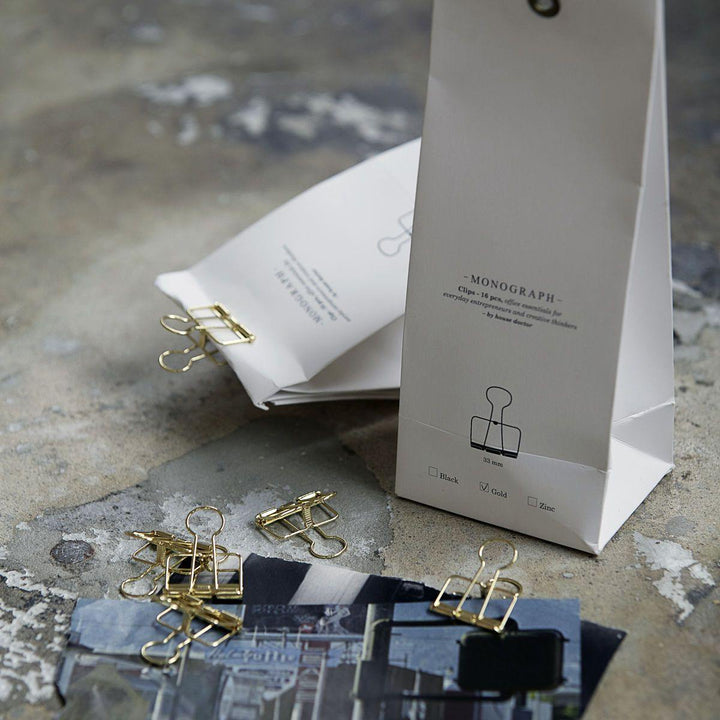 Monograph -Clips - Gold Clip (2 sizes)