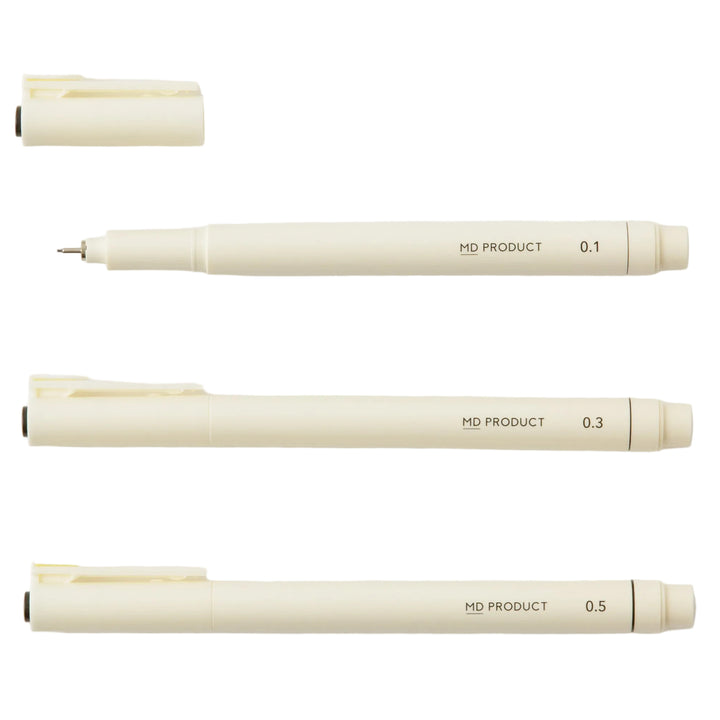MD Product – MD Drawing Pen Black – Bolígrafos de Gel