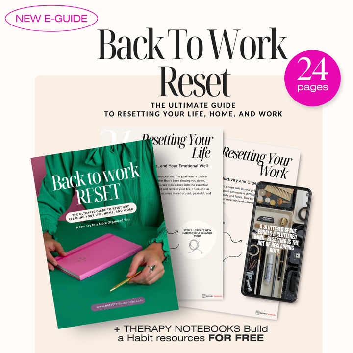 GRATIS | E-Guide – The Ultimate Guide for a back to work Reset + FREE Built a Habit guide