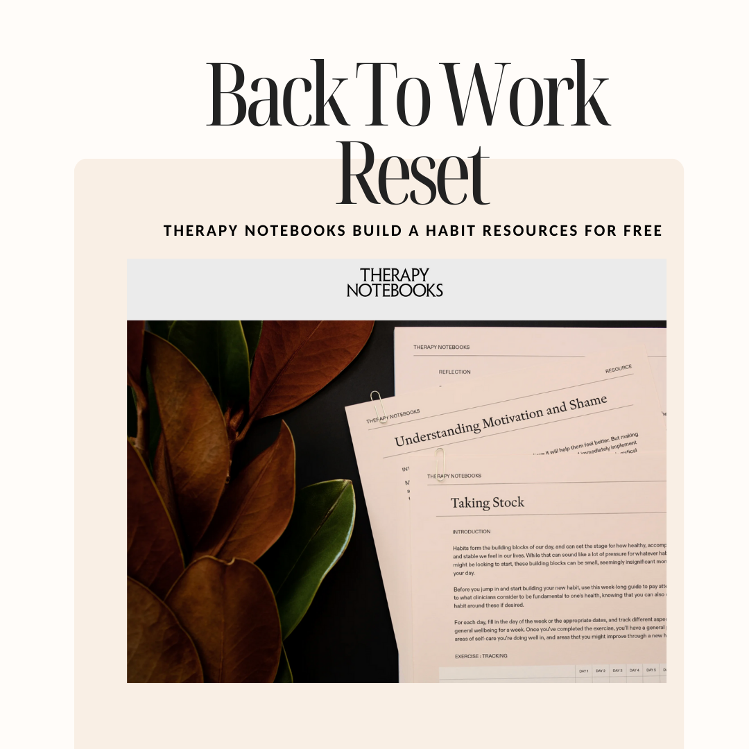 GRATIS | E-Guide – The Ultimate Guide for a back to work Reset + FREE Built a Habit guide