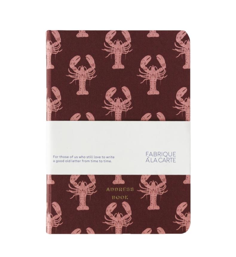 A-Journal - Address Book Lobster - Directory B6 (12 x 17 cm) – Notable ...