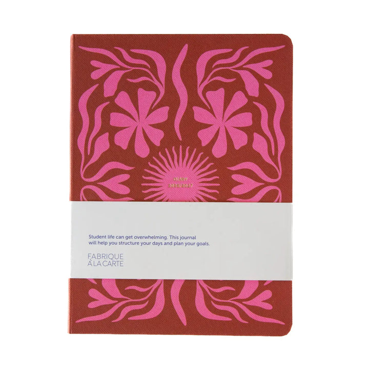 A-Journal - Agenda scolaire Fabrique Sun Flow - Agenda académique 12 mois 26-27 Semainier A5 (21 x 16,5 cm)