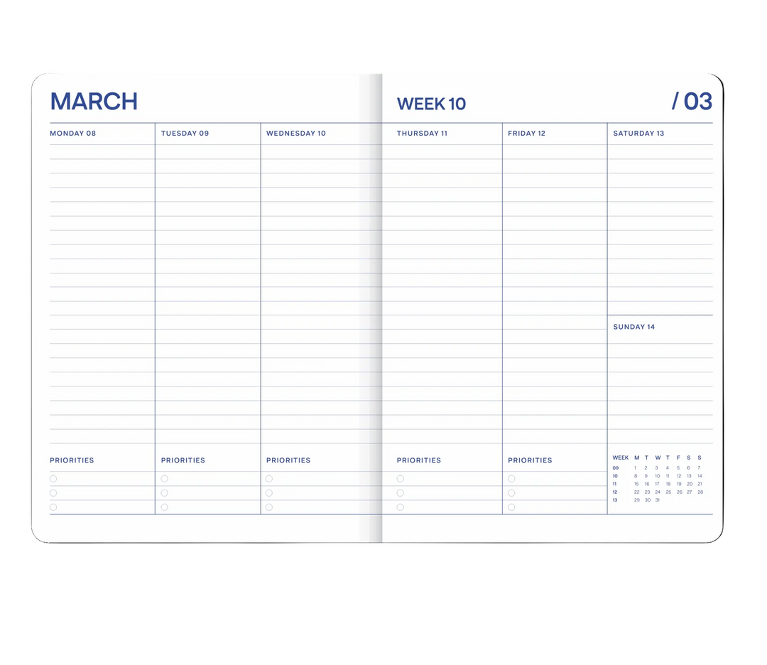 A-Journal - Agenda scolaire Fabrique Paris - Agenda académique 12 mois 26-27 Semainier A5 (21 x 16,5 cm)