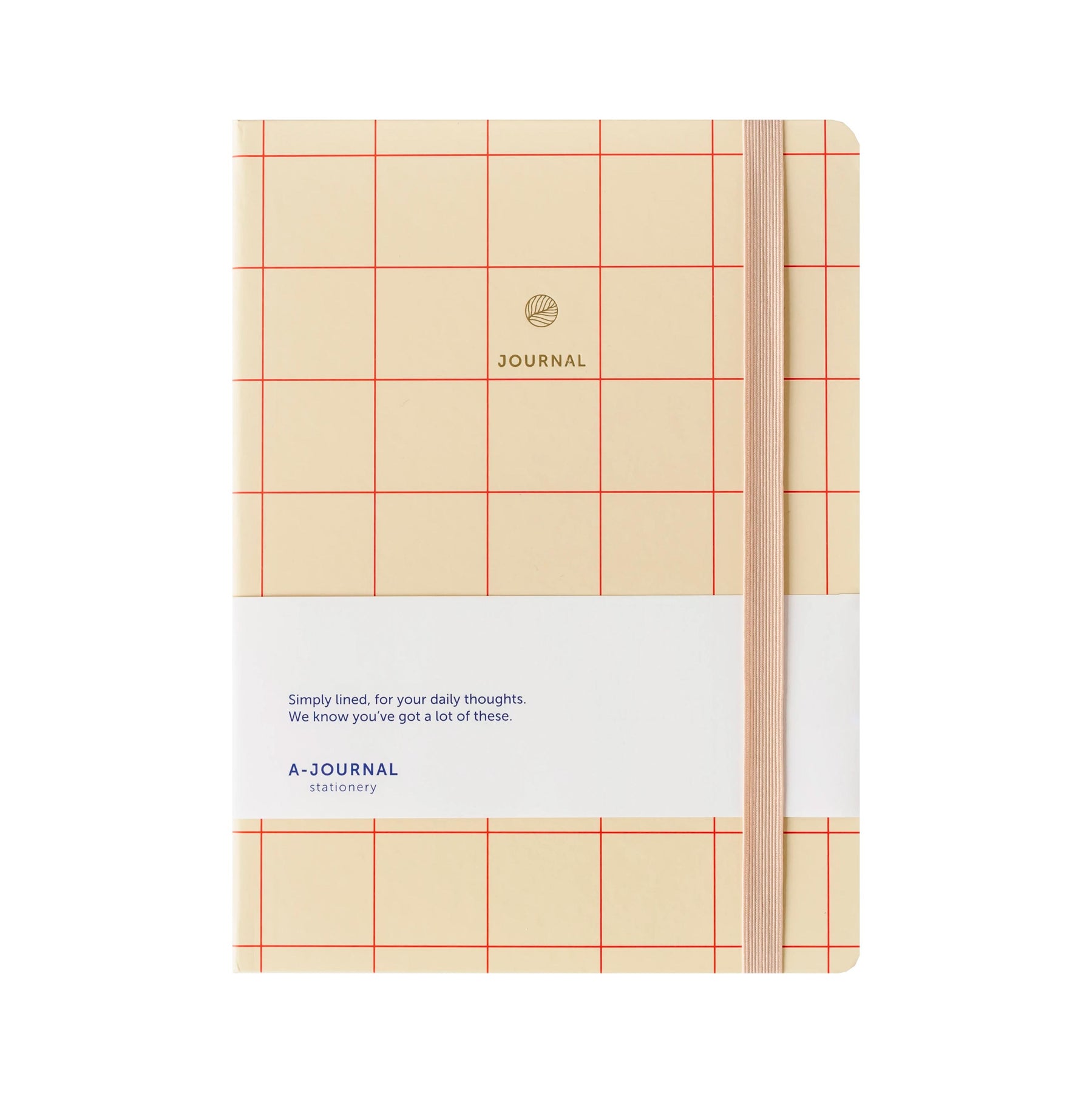 A-Journal - Notebook Checkered Red - Ruled Notebook A5 (16 x 21.5 cm ...