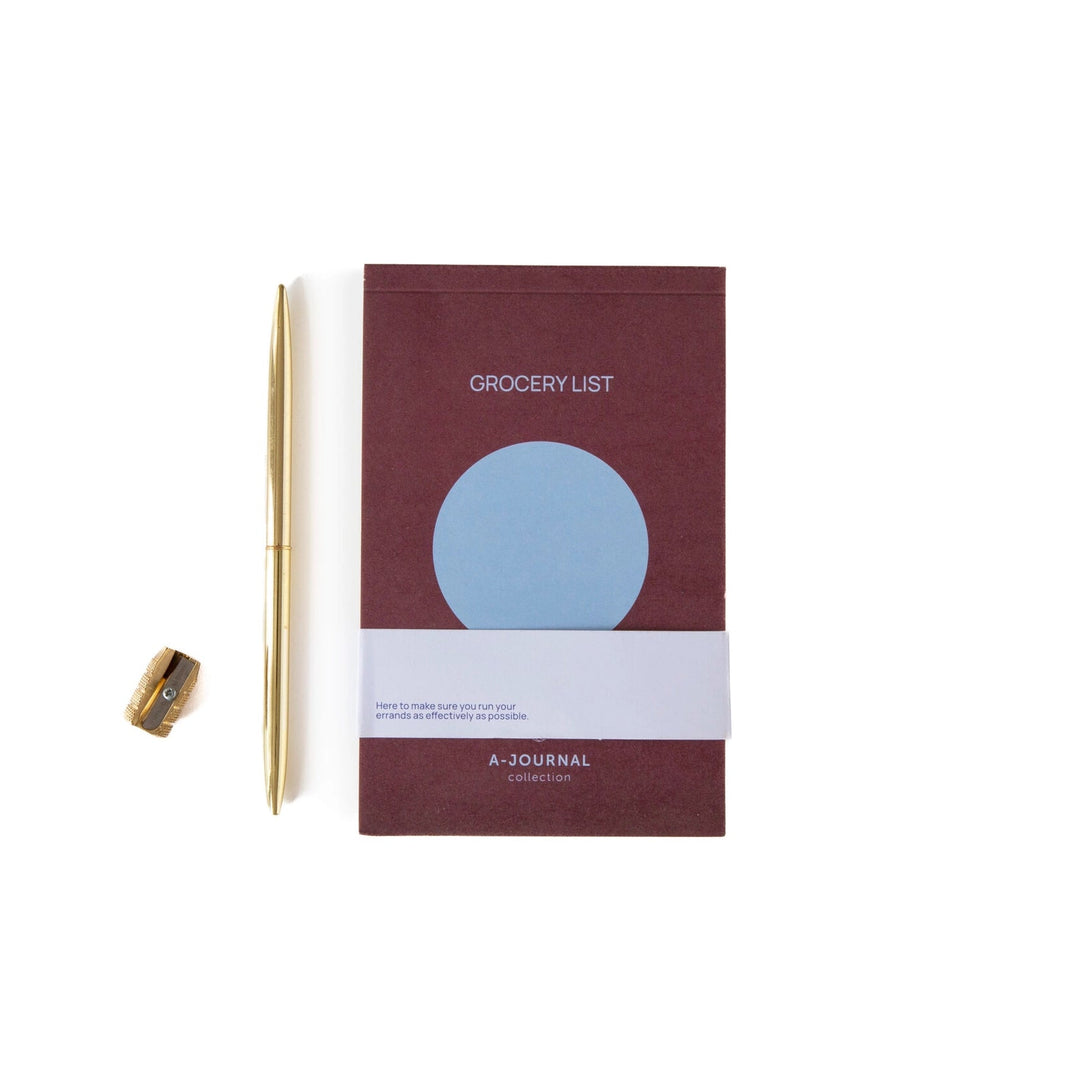 A-Journal - Liste de courses - Bloc de listes de courses (11 x 17 cm)