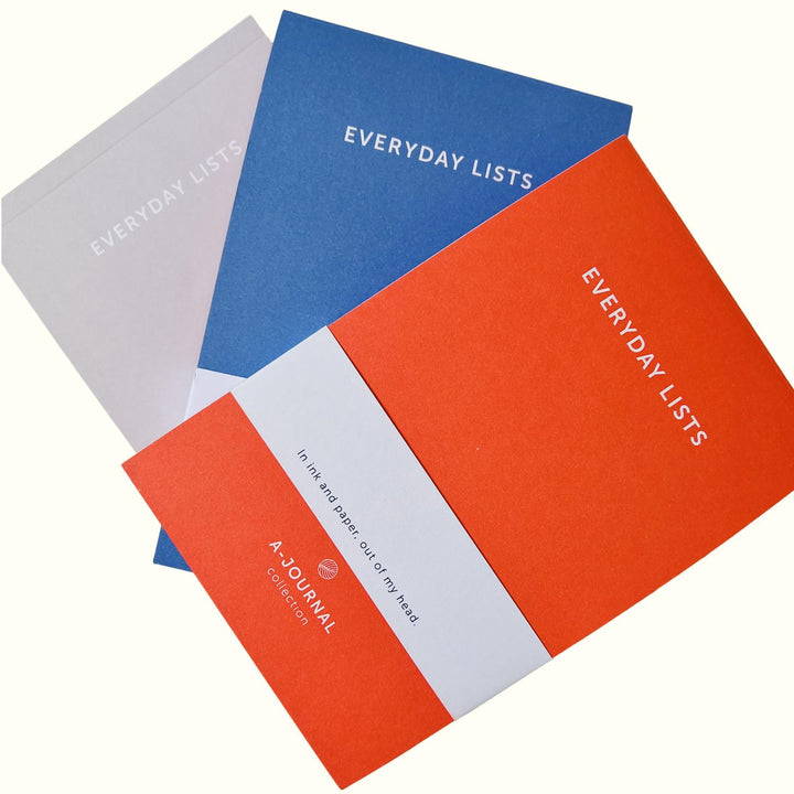 A-Journal - Everyday Lists Blue - List Pad (11 x 17 cm)