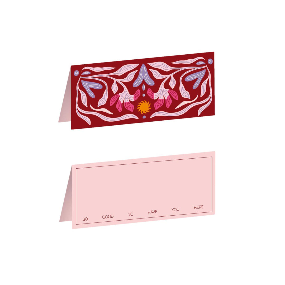 A-Journal - Name Cards Flower - Marque-places (9 x 8 cm)