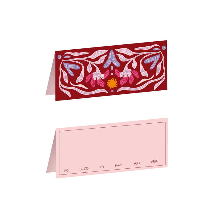 A-Journal - Name Cards Flower - Marque-places (9 x 8 cm)