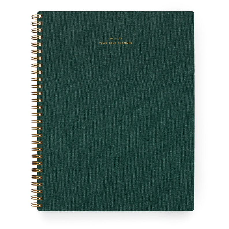 Appointed – Year Task Planner 26-27 Hunter Green – B5 Weekly Planner (19 x 24 cm)