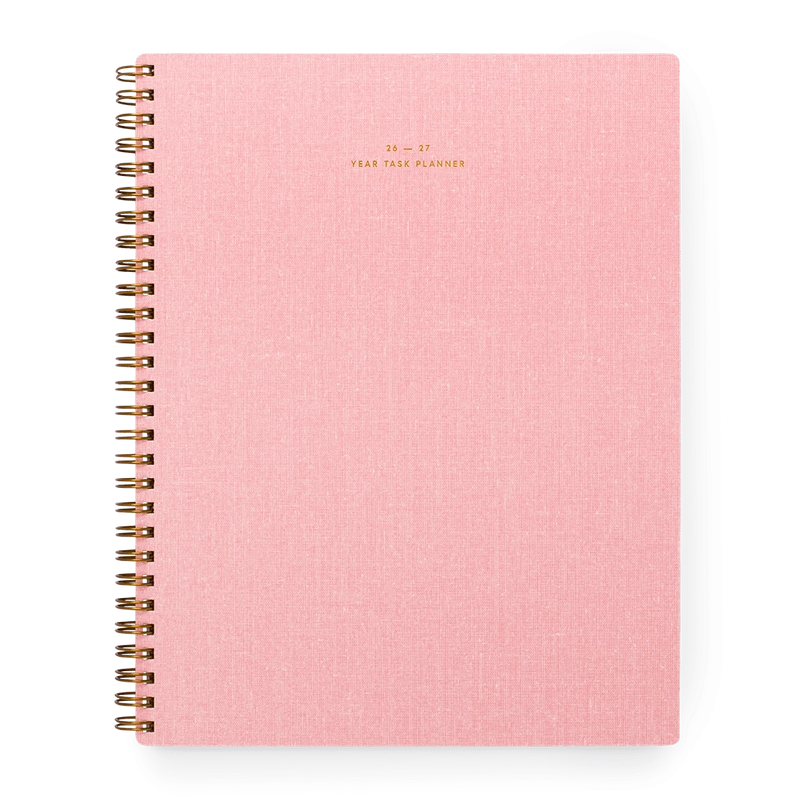 Appointed – Year Task Planner 26-27 Blossom Pink – Agenda Semanal B5 (19 x 24 cm)
