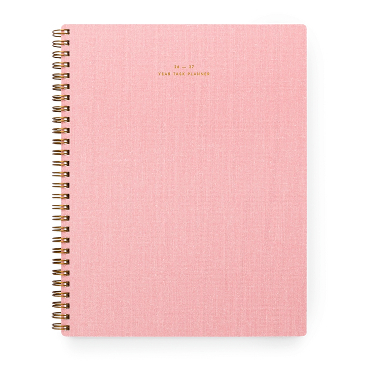 Appointed – Year Task Planner 26-27 Blossom Pink – Agenda Semanal B5 (19 x 24 cm)