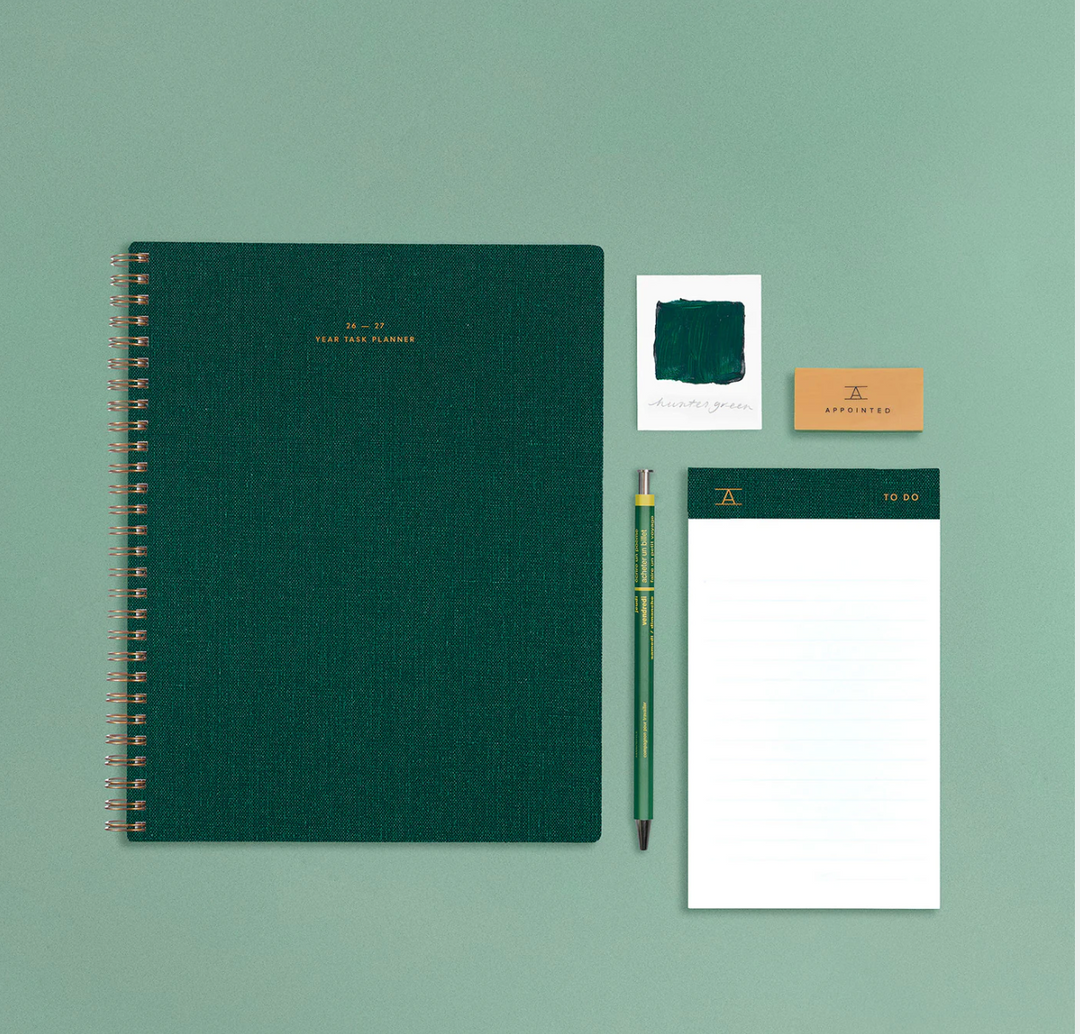 Appointed – Year Task Planner 26-27 Matcha – B5 Weekly Planner (19 x 24 cm)
