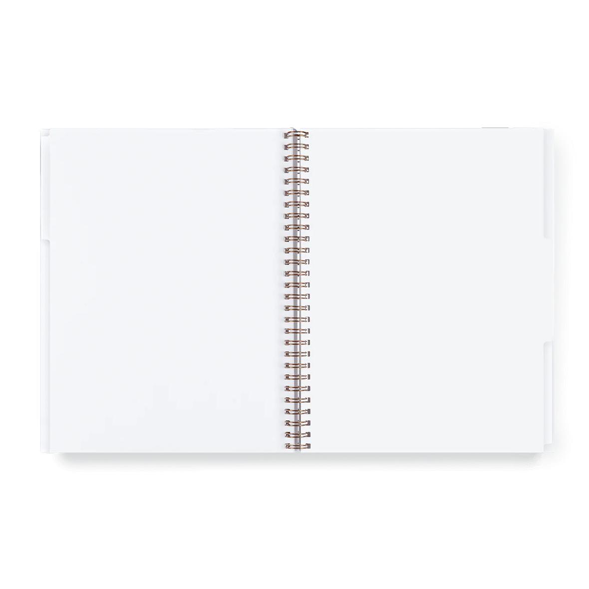 Azukl Notebook Appointed - 3 Subject Notebook Oxford Blue - Cuaderno Azul Cuadriculad ...