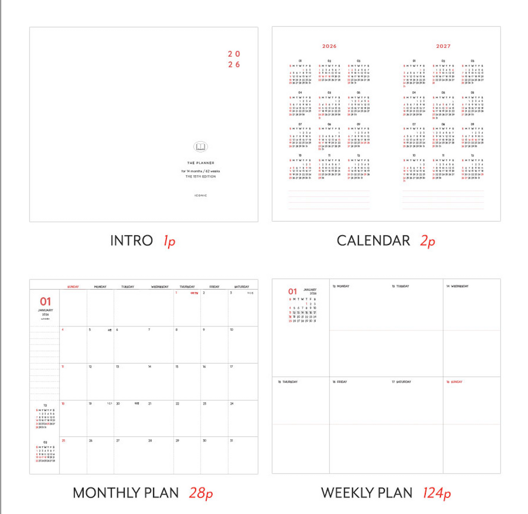 Iconic - The Planner S 2026 