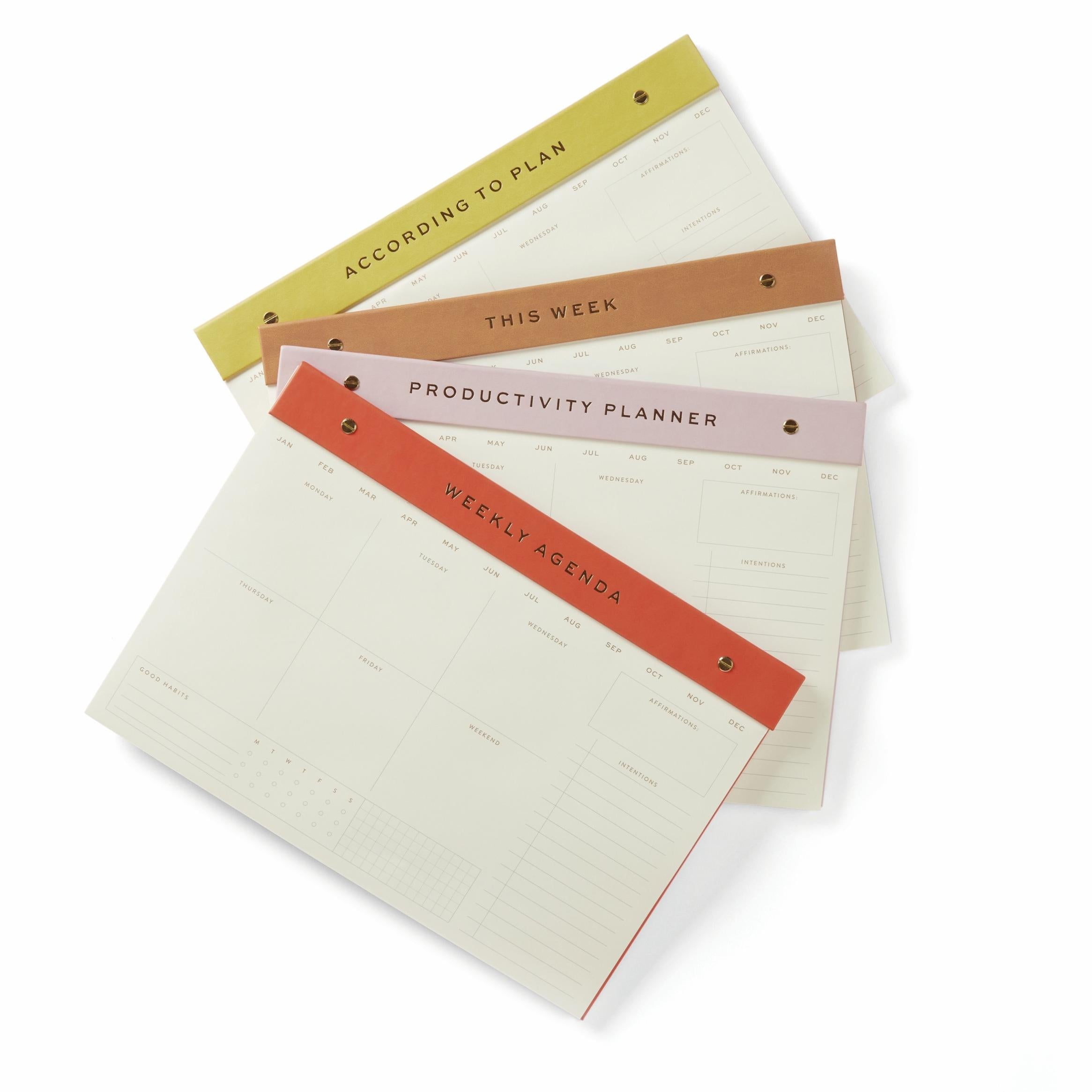 Designworks Ink – Weekly Postbound Notepad – Planificador Semanal de m ...