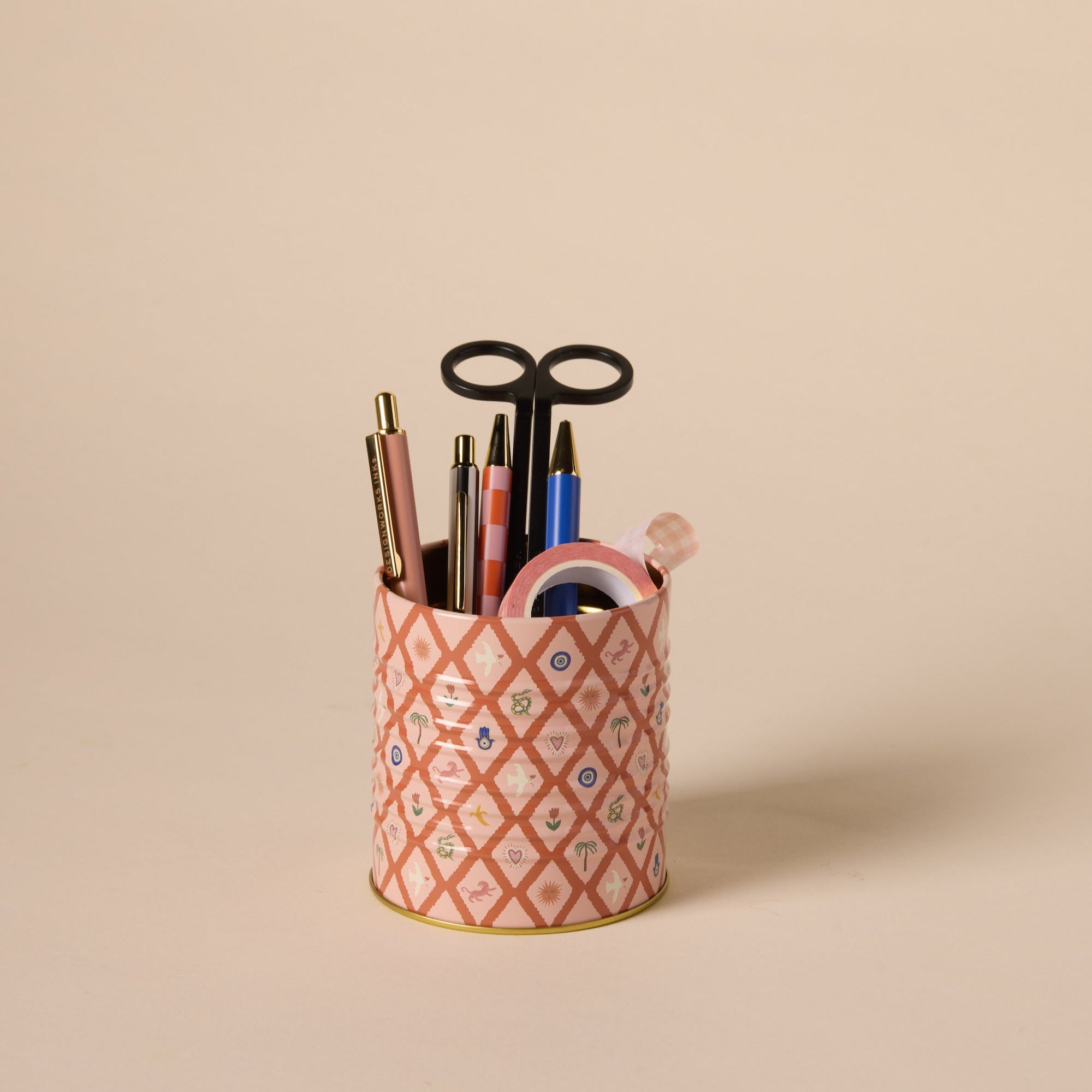 Designworks – Storage Tin Icons – Pen Holder (8.5 x 9.1 cm