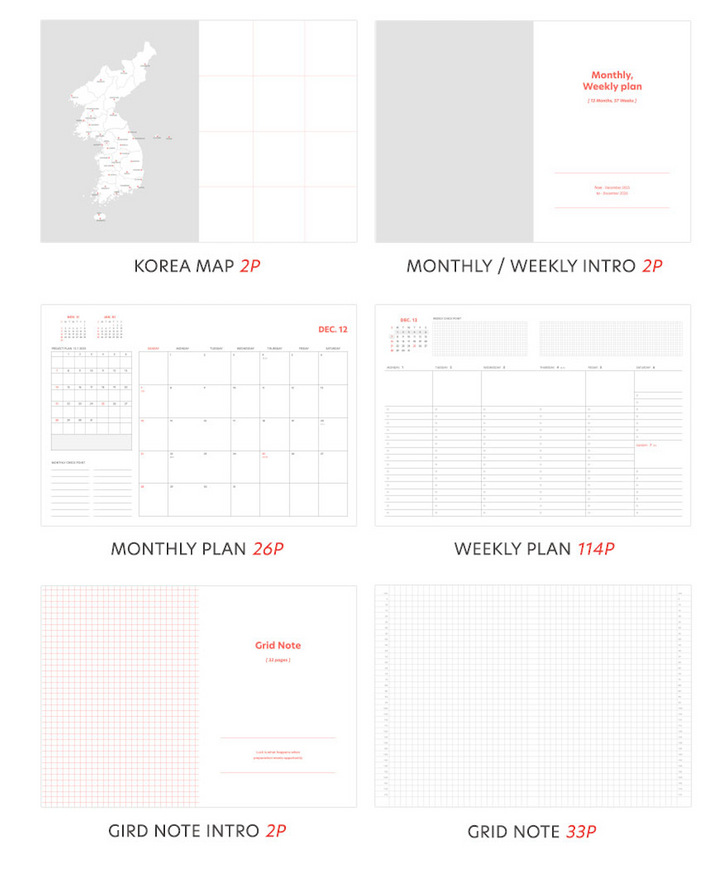 Iconic Brilliant planner weekly 2026