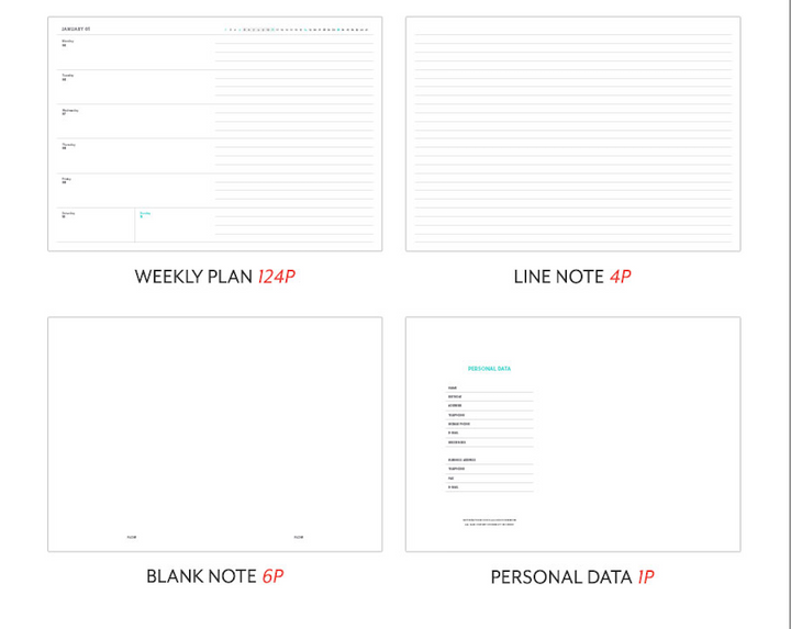 Iconic Flow Diary Weekly 2026