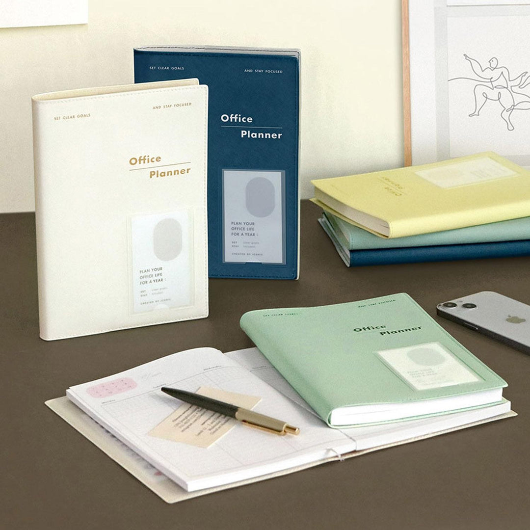 Iconic - Office Planner Milk White – Planificador para oficina (14,8 x 21 cm)