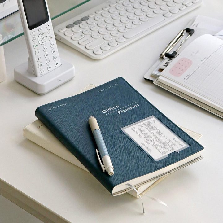 Iconic - Office Planner Steel Blue – Planificador para oficina A5 (14,8 x 21 cm)