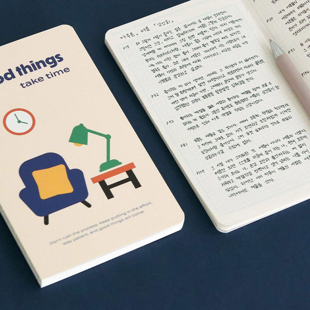 Iconic - Slow Notebooks – Squared B6 Notebooks (11 x 18.2 cm)