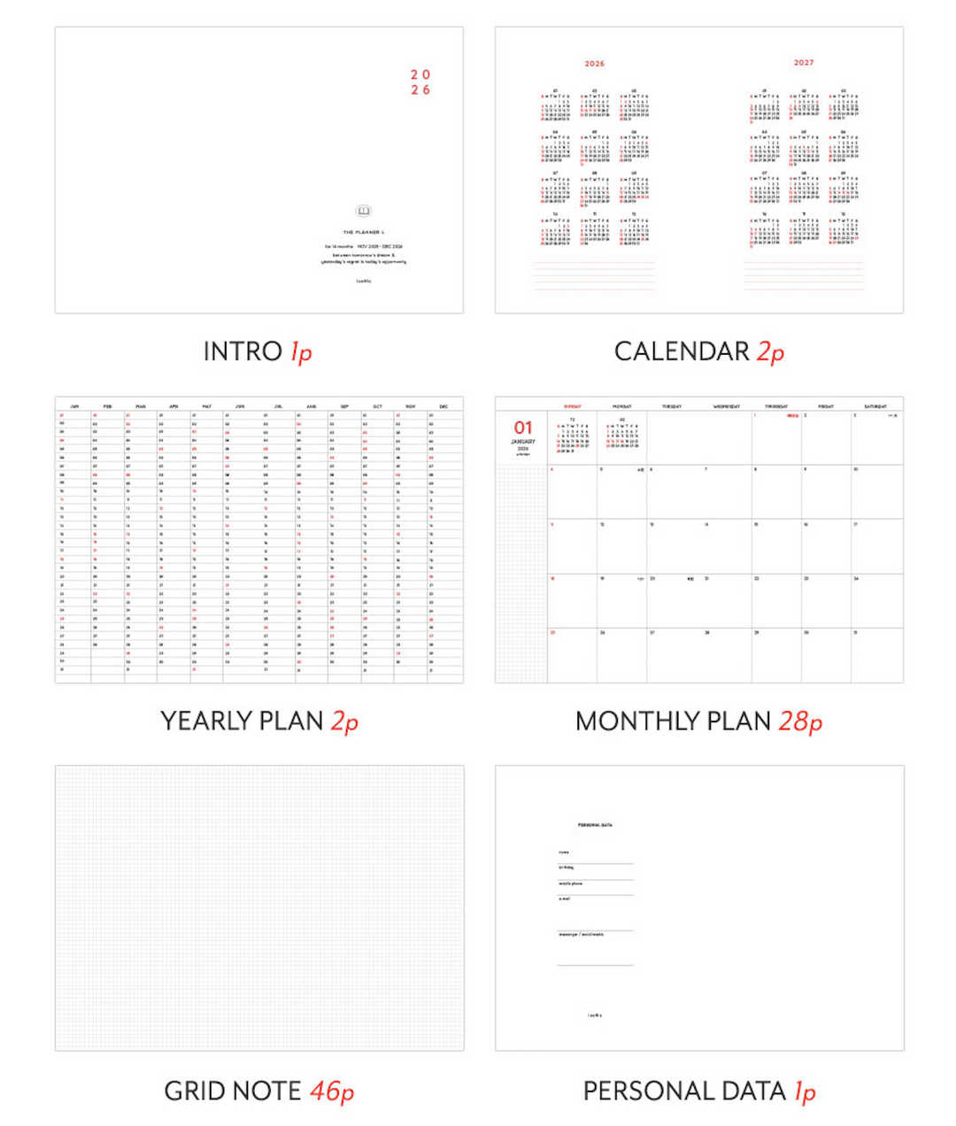 Iconic the planner L 2026