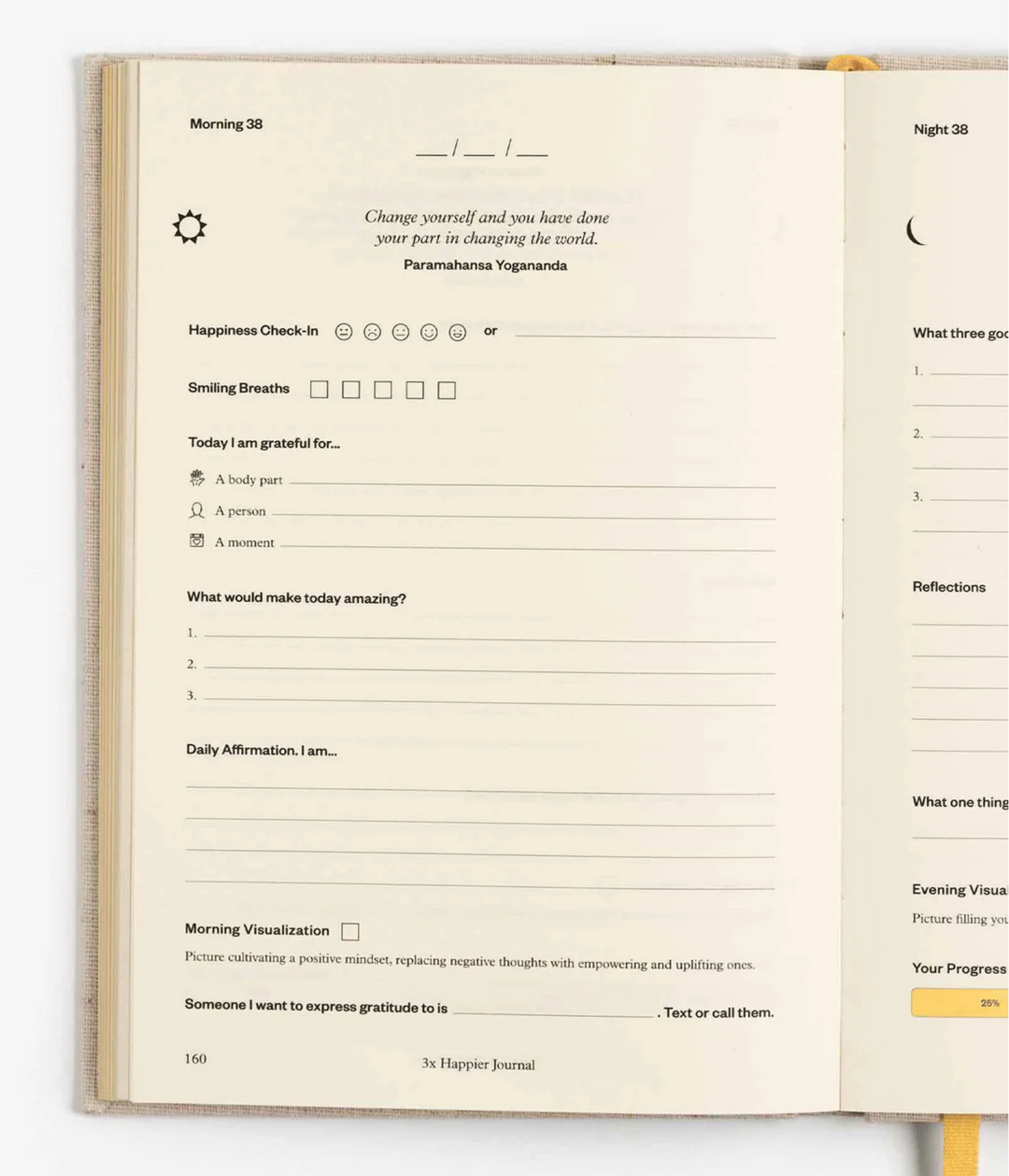 Intelligent Change – 3 x Happier Journal 