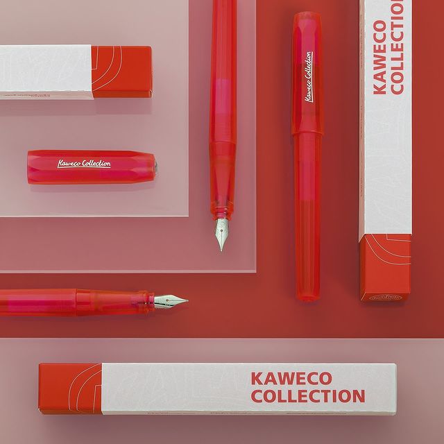 Kaweco - Perkeo Collection Infrared - Pen M Transparent red (14 cm)