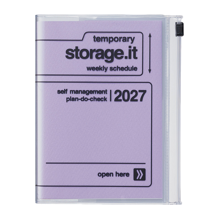Mark’s – Agenda Semanal Académica 26-27 Storage.it Lavender A6 (15,5 x 11,5 cm)