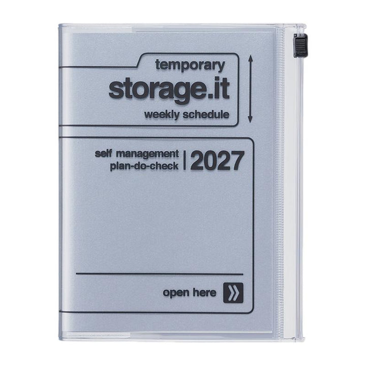 Mark’s – Agenda Semanal Académica 26-27 Storage.it Silver A6 (15,5 x 11,5 cm)
