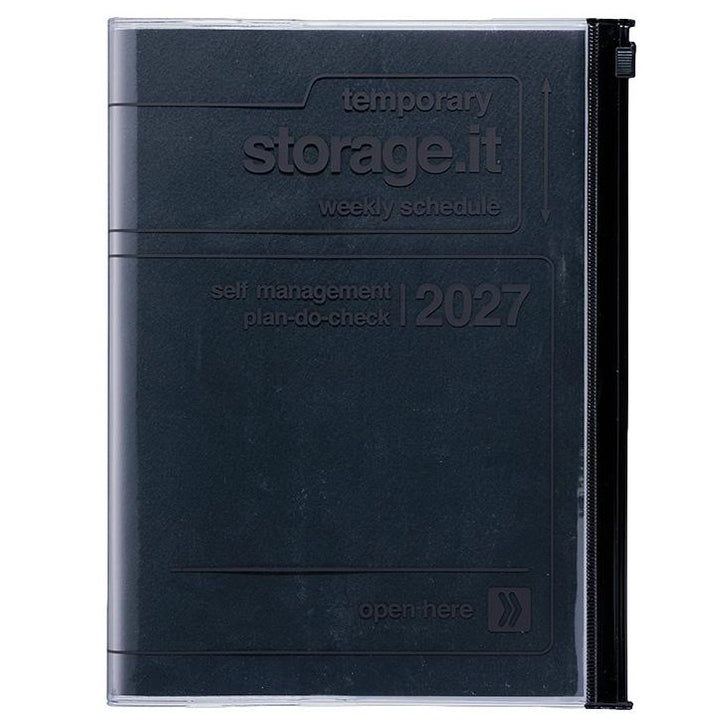 Mark’s – Agenda Semanal Académica 26 - 27 Storage.it Black A5 (16,4 x 21,5 cm)