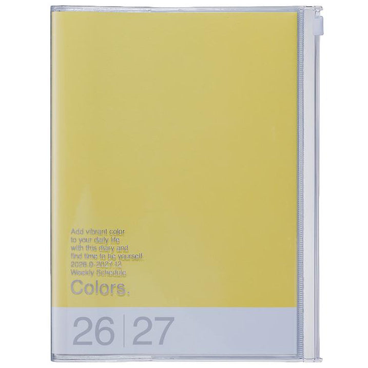 Mark’s – Agenda Semanal Académica 26 - 27 Colors Yellow A5 (16,4 x 21,5 cm)