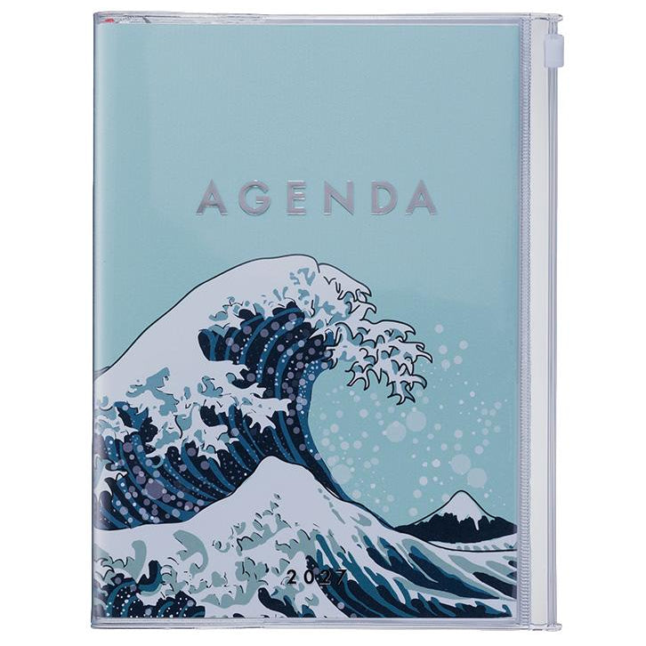 Mark’s – Agenda Scolaire Semainier 26 - 27 Wave Mint A5 (16,4 x 21,5 cm)