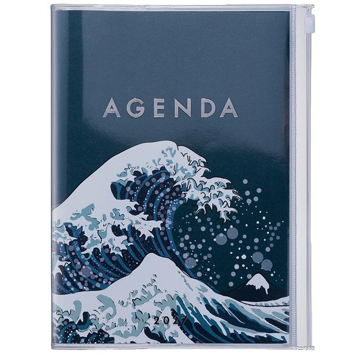 Mark’s – Agenda Semanal Académica 26 - 27 Wave Navy A5 (16,4 x 21,5 cm)